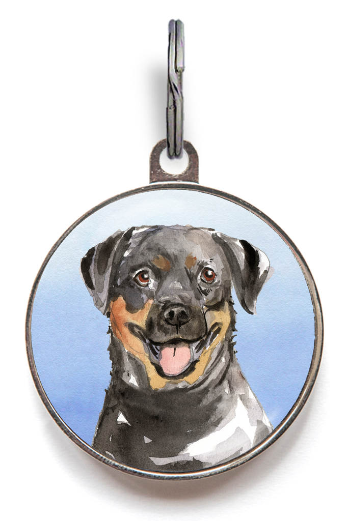 Rottweiler Dog Tag - Blue