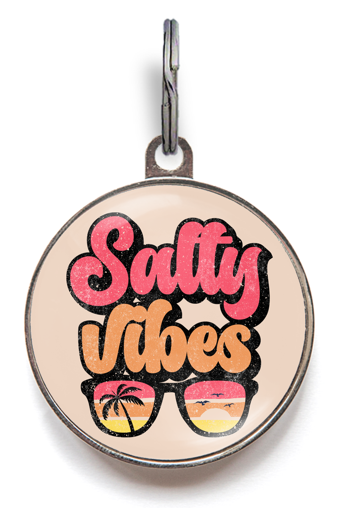 Salty Vibes Pet Tag