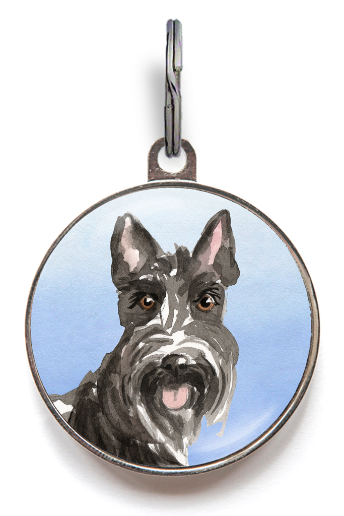 Scottie Dog Tag - Blue