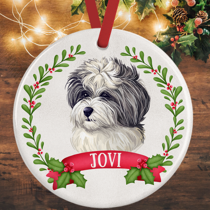Shih Poo Christmas Decoration