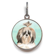 Shih Tzu Dog Tag - Green
