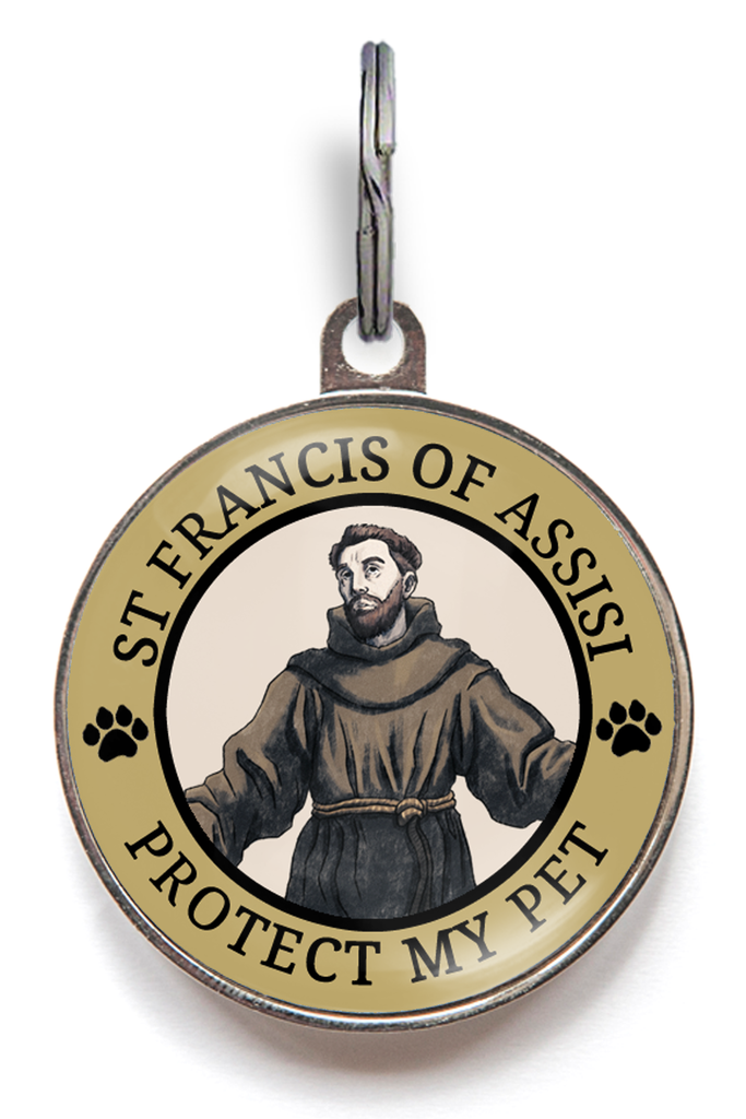 St Francis Of Assisi Pet Tag - Protect My Pet