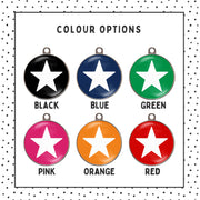 Colour chart for star pet ID tag