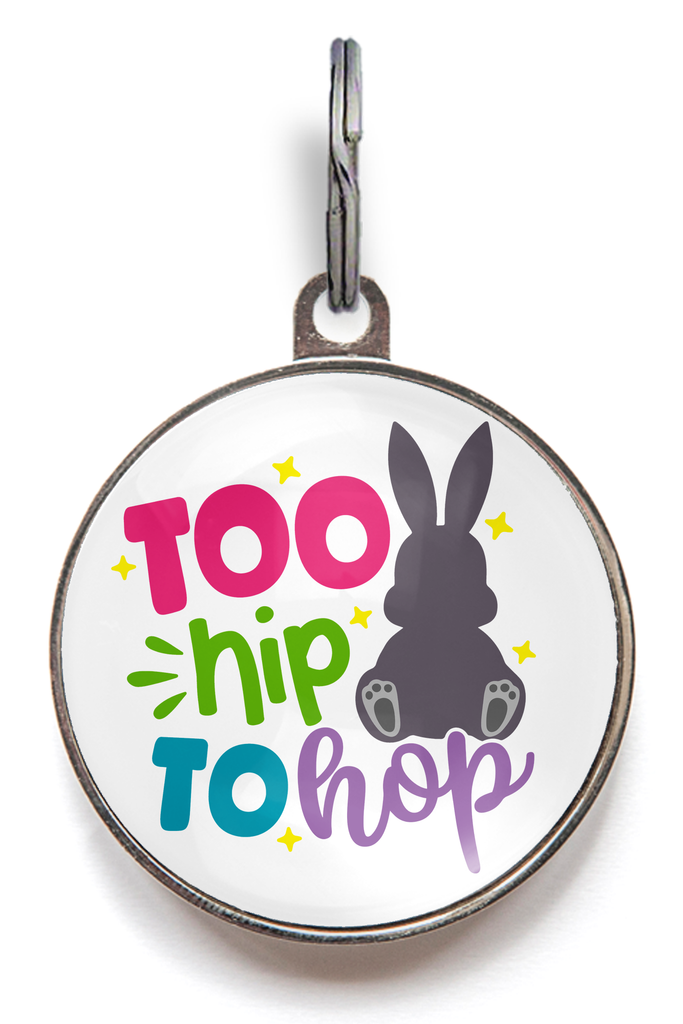 Too Hip To Hop Pet ID Tag