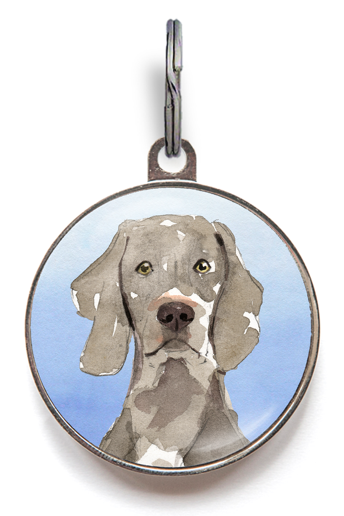 Weimaraner Dog Tag - Blue