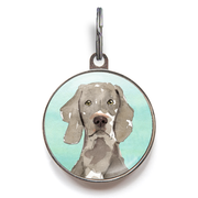 Weimaraner Dog Tag - Green