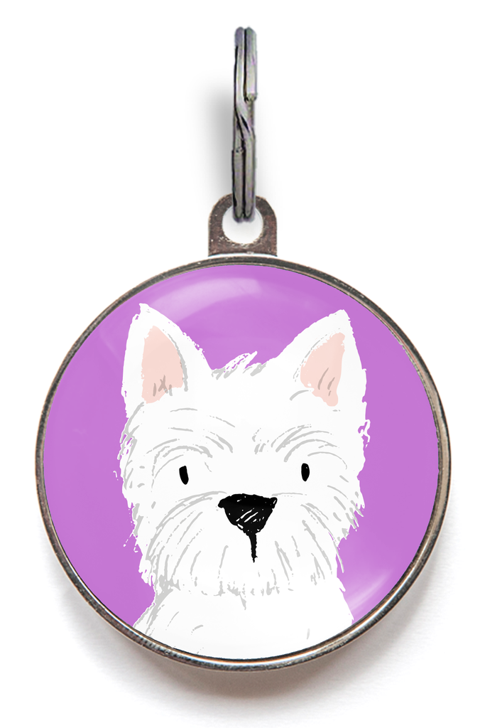 Westie Dog ID Tag