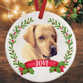 Yellow Labrador Christmas Decoration