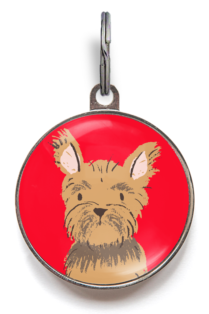 Yorkie Dog ID Tag
