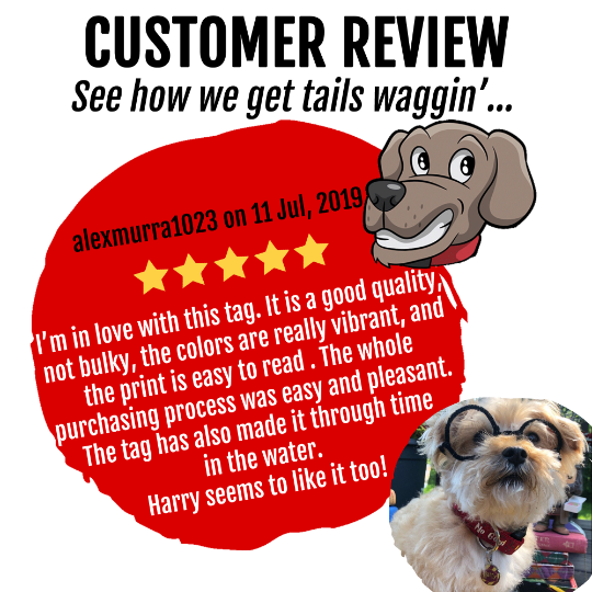 Emotional support sales dog id tag