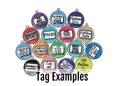 Peace, Love & Happiness Pet Tag