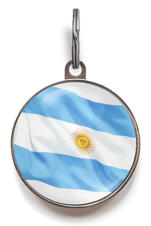 Argentina Flag ID Tag