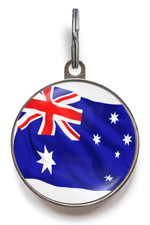 Australian Flag Pet Tag
