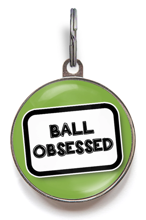 Ball Obsessed Dog ID Tag