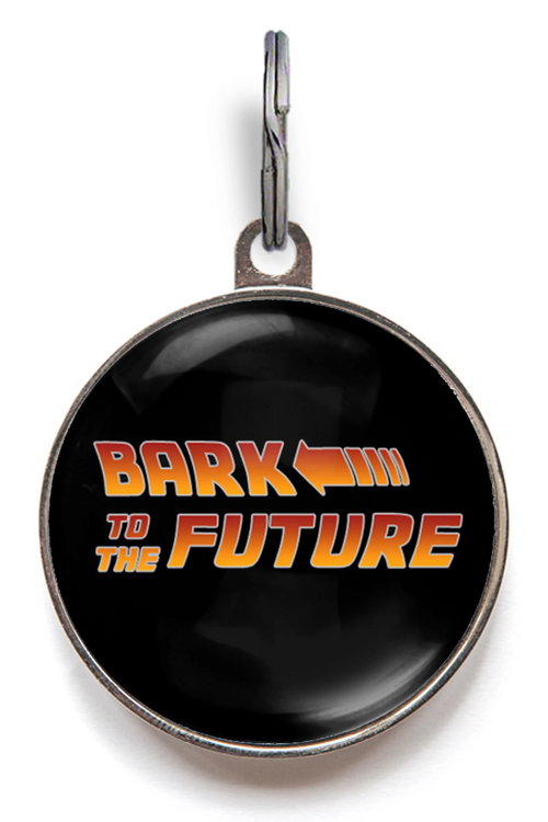 Bark To The Future Dog ID Tag