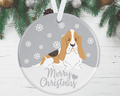 Basset Hound Christmas Decoration