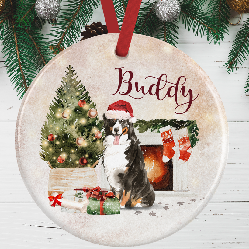 Bernese Mountain Dog Christmas Decoration
