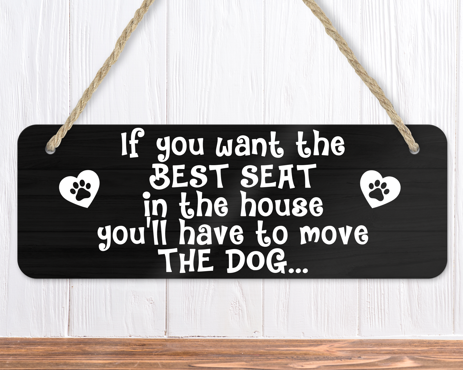 If you want the best seat in hot sale the house move the dog