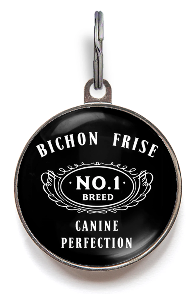 Bichon Frise Breed Dog ID Tag