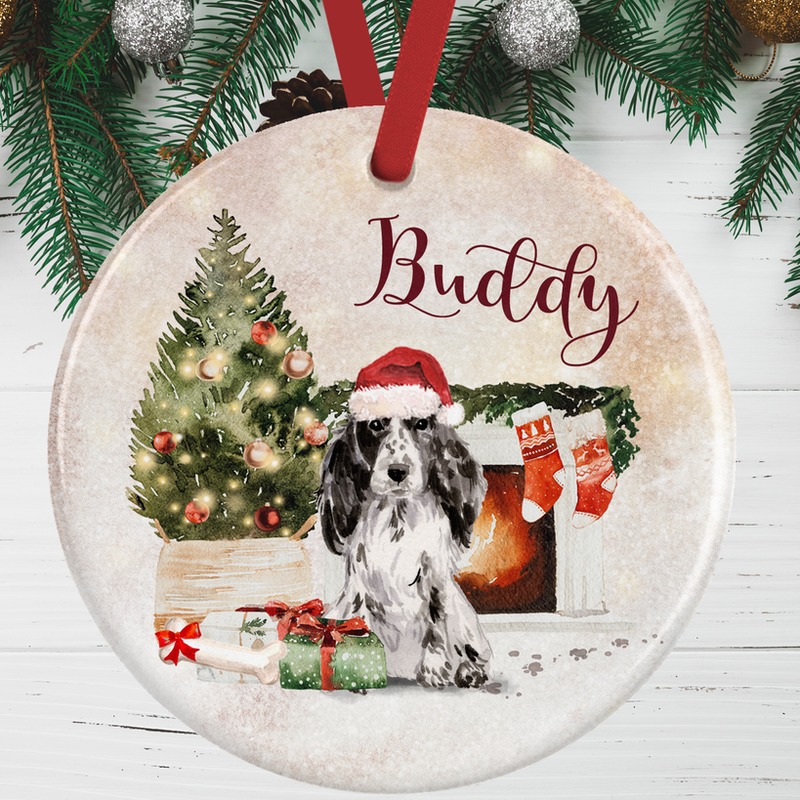 Black Cocker Spaniel Christmas Decoration