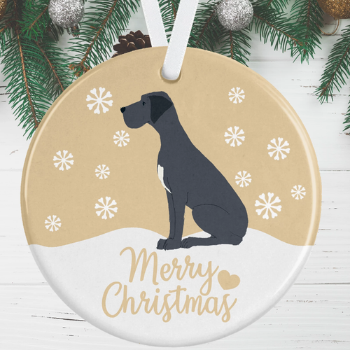 Great Dane Christmas Decoration