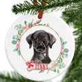 Labrador Personalised Christmas Ornament