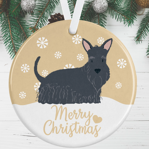 Scottish Terrier Christmas Decoration