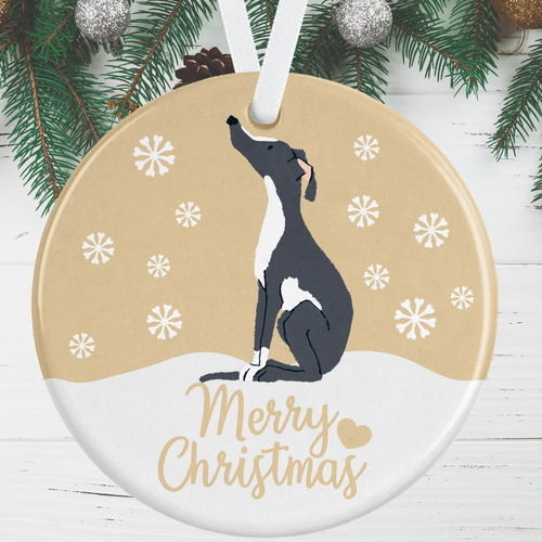 Greyhound Christmas Decoration