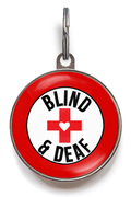 Blind & Deaf Pet Tag - Pet ID Tag - Wag-A-Tude