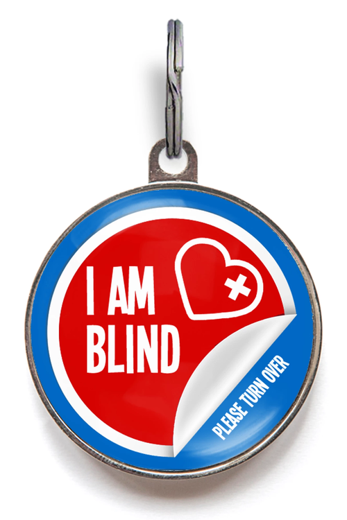 I Am Blind Pet Tag