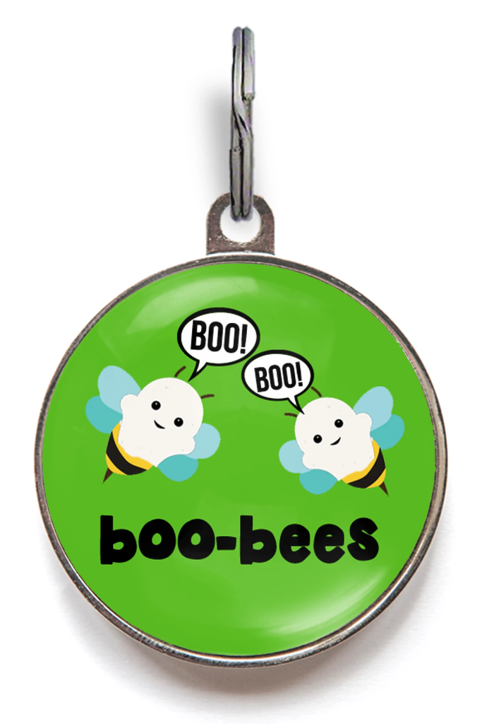 Halloween Dog Tags Boo Bees