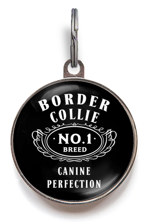 Border Collie Breed Dog ID Tag