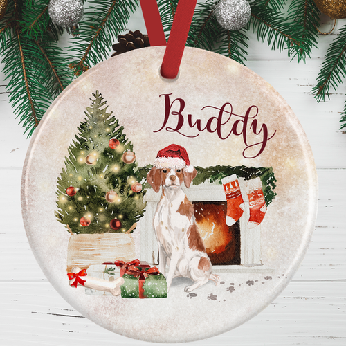 Brittany Spaniel Christmas Decoration