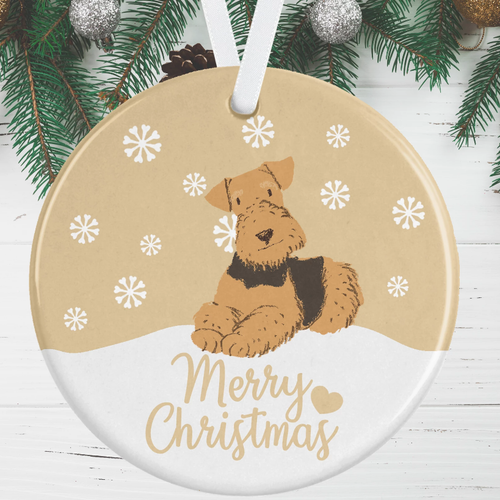 Terrier Christmas Decoration