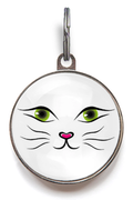 Cat Face Cat ID Tag