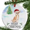 chihuahua christmas ornament