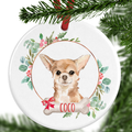 Chihuahua Personalised Christmas Ornament