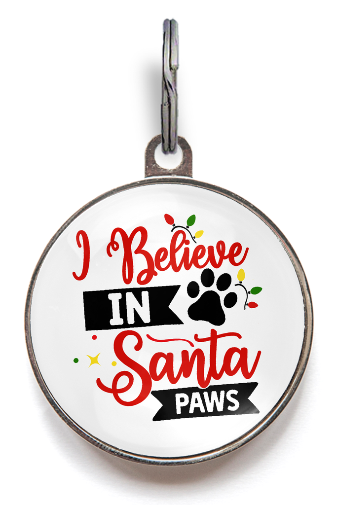 Santa Paws Dog Tag