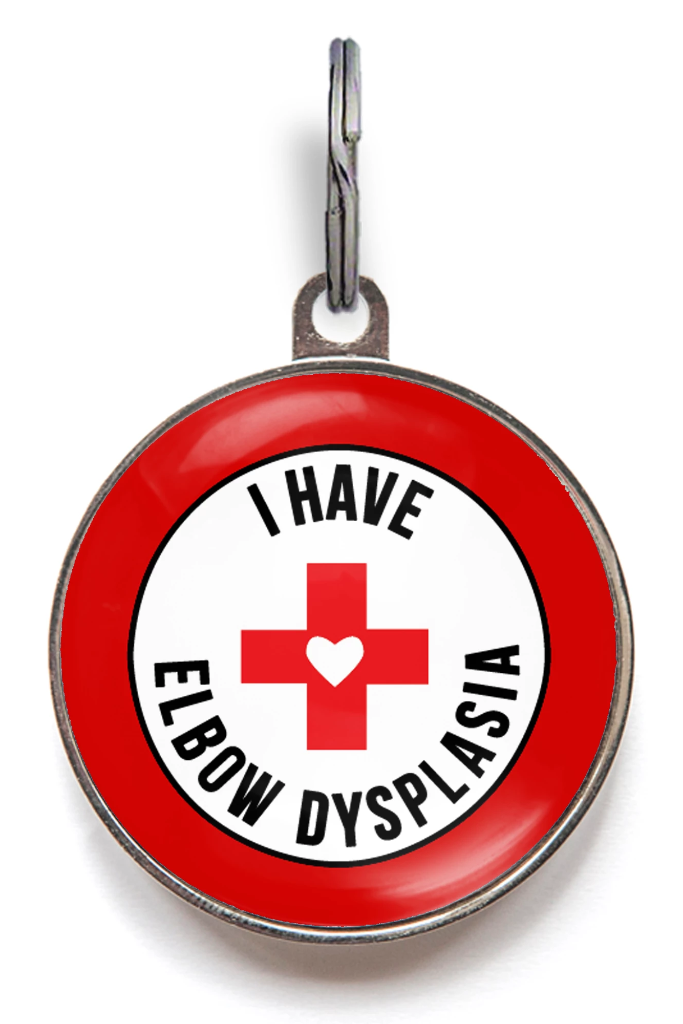 Elbow Dysplasia Dog Tag