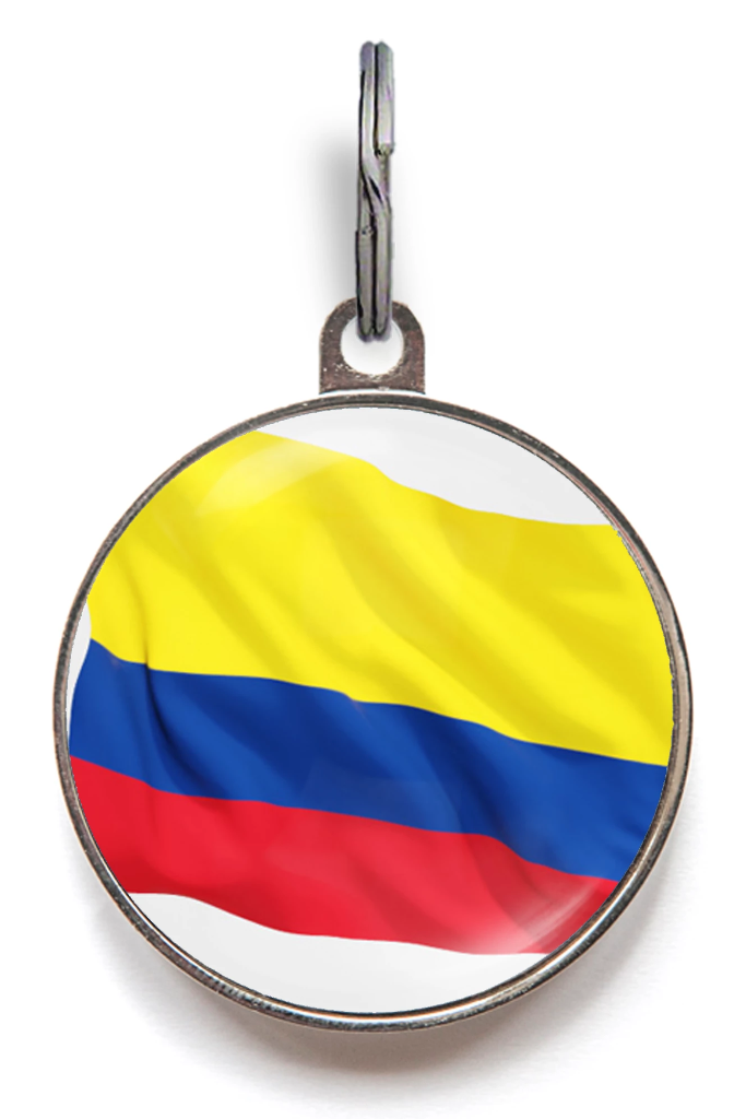 Colombia Flag Pet Tag