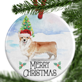 corgi christmas ornament