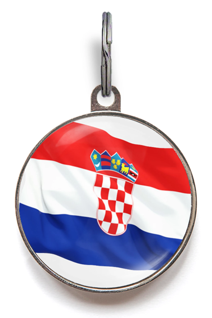 Flag Of Croatia ID Tag