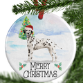 dalmatian christmas ornament