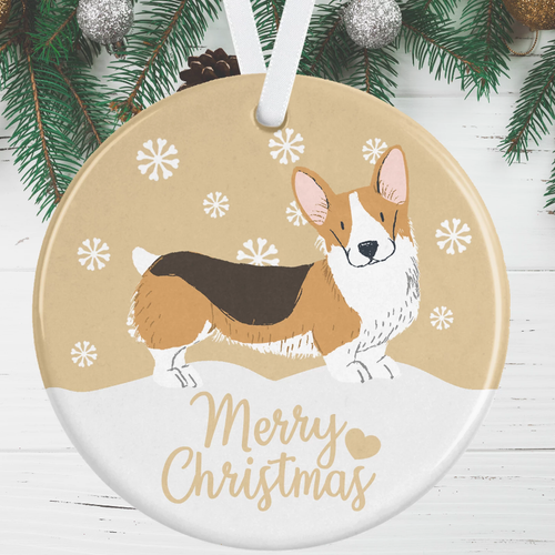 Corgi Christmas Decoration