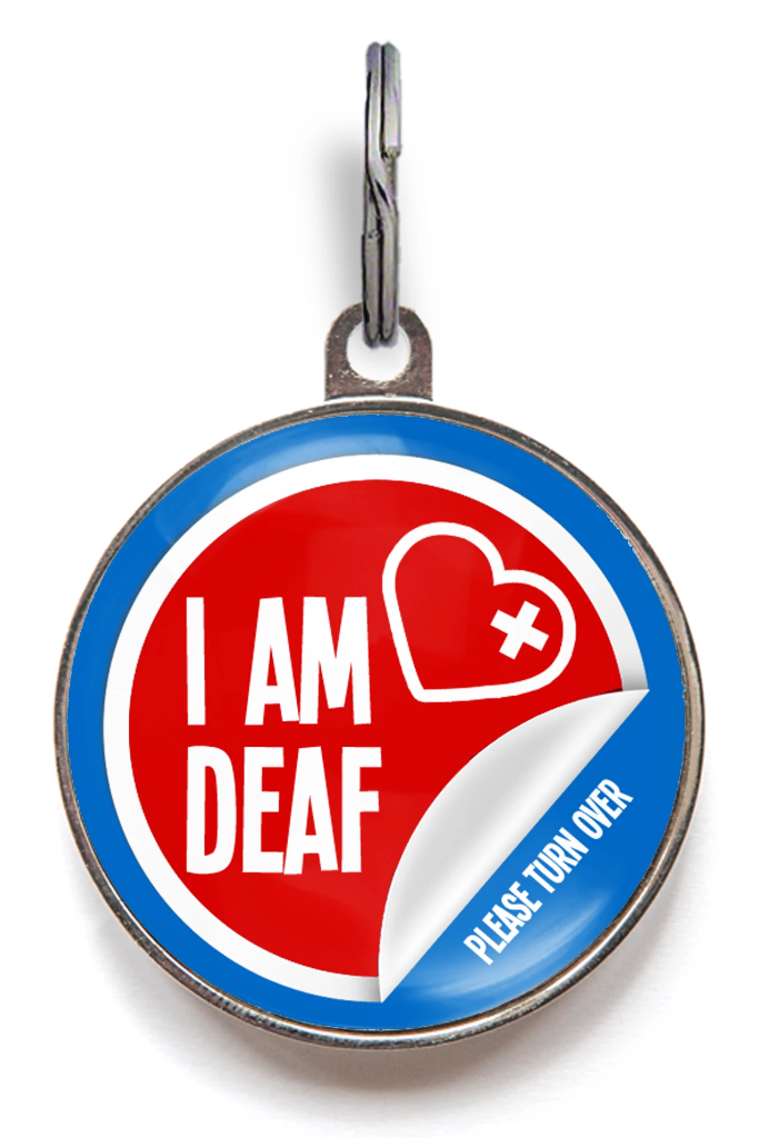 I Am Deaf Medical Pet Tag