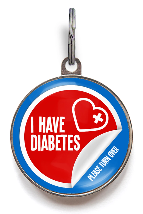 I Have Diabetes Medical Pet Tag