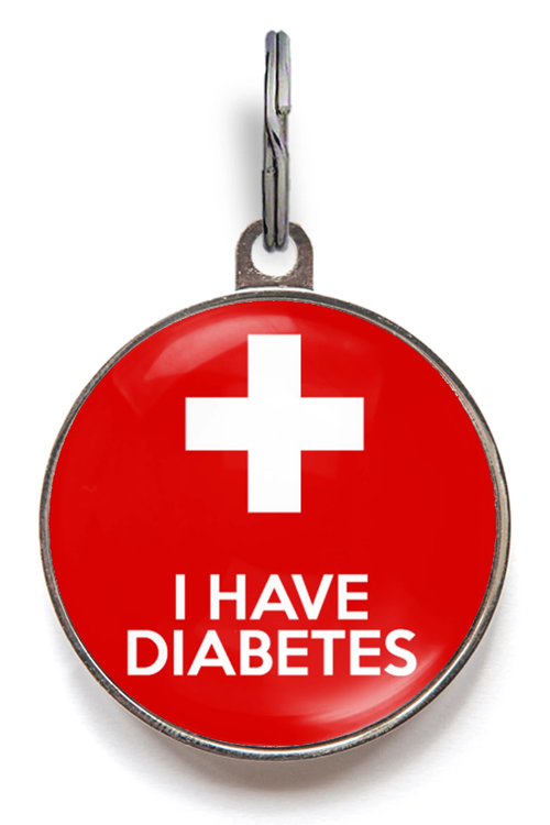 I Have Diabetes Medical Pet Tag