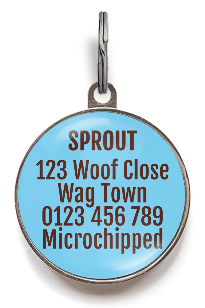 I Dig You Dog Name Tag