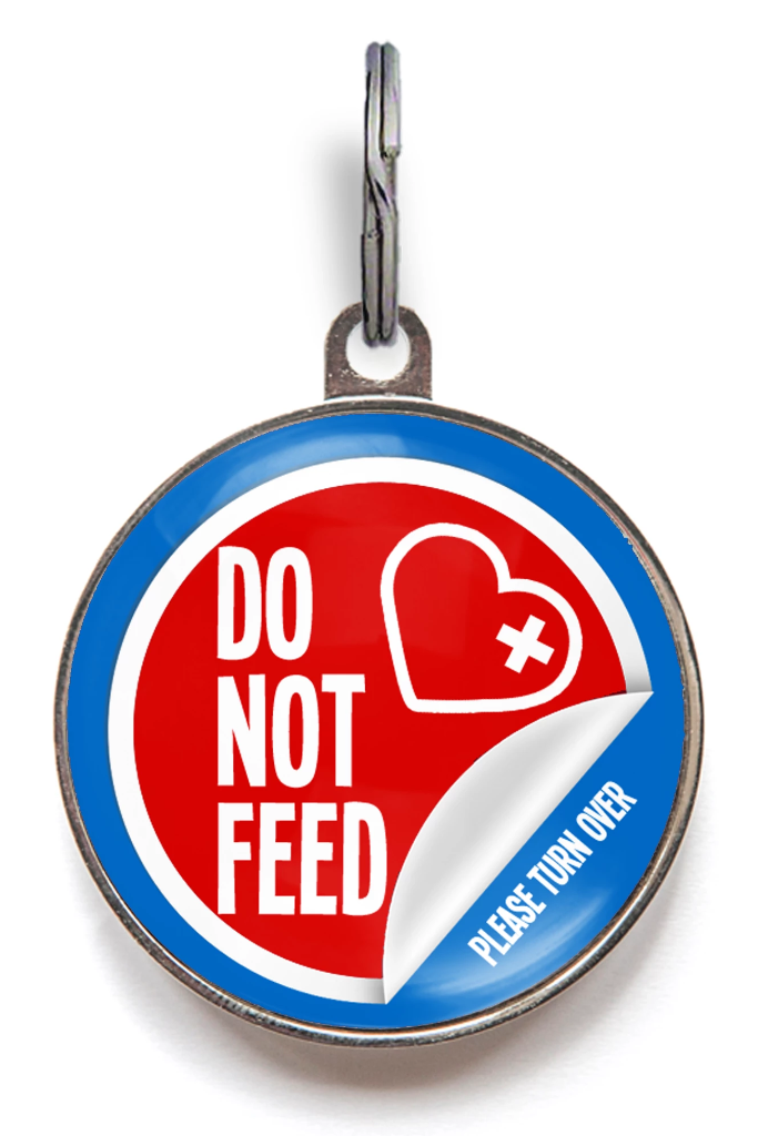 Do Not Feed Pet ID Tag