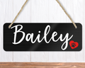 Personalised Dog Name Sign